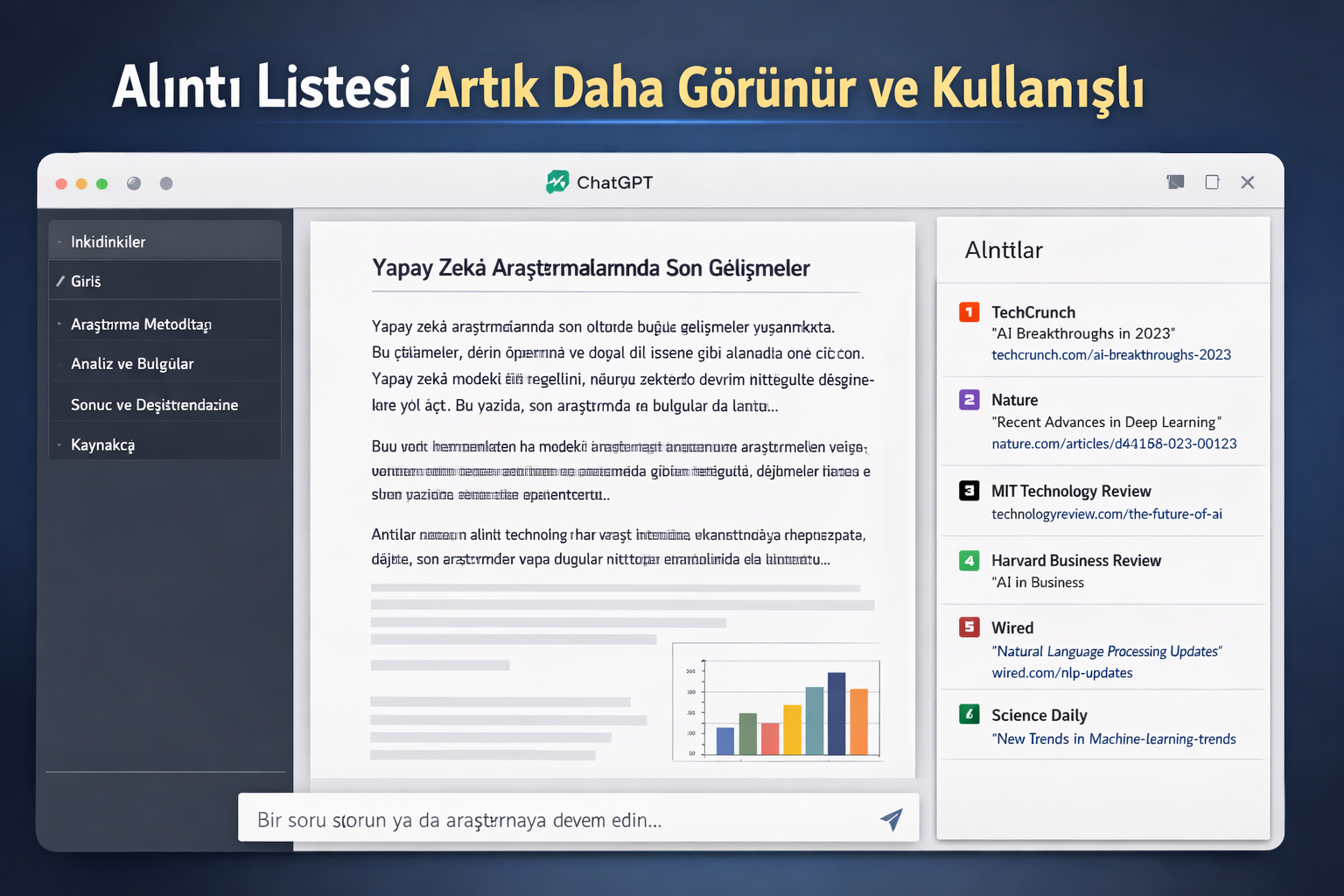 Derin Araştırma Modu